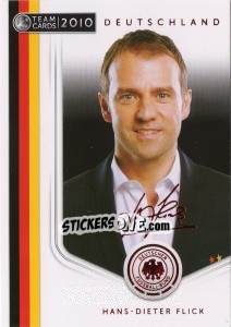 Figurina Hans-Dieter Flick - Deutsche Nationalmannschaft 2010. Cards - Panini