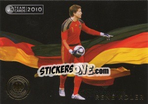 Figurina Rene Adler - Deutsche Nationalmannschaft 2010. Cards - Panini