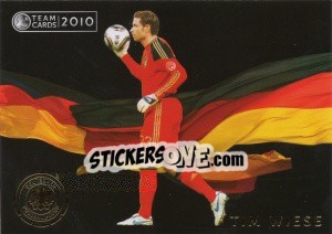 Sticker Tim Wiese - Deutsche Nationalmannschaft 2010. Cards n. 30 - Panini