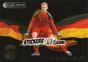 Sticker Manuel Neuer - Deutsche Nationalmannschaft 2010. Cards - Panini