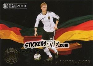 Sticker Per Mertesacker - Deutsche Nationalmannschaft 2010. Cards n. 32 - Panini