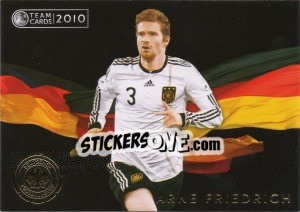 Sticker Arne Friedrich - Deutsche Nationalmannschaft 2010. Cards - Panini