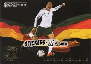 Sticker Jérôme Boateng - Deutsche Nationalmannschaft 2010. Cards n. 36 - Panini