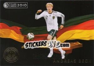 Cromo Andreas Beck - Deutsche Nationalmannschaft 2010. Cards n. 37 - Panini