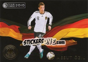 Sticker Mesut Ozil - Deutsche Nationalmannschaft 2010. Cards - Panini