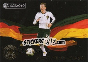 Sticker Piotr Trochowski - Deutsche Nationalmannschaft 2010. Cards - Panini