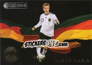 Sticker Marko Marin - Deutsche Nationalmannschaft 2010. Cards - Panini