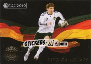 Cromo Patrick Helmes - Deutsche Nationalmannschaft 2010. Cards - Panini