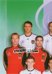 Sticker Team-Puzzle - Deutsche Nationalmannschaft 2010. Cards - Panini