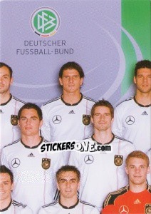 Sticker Team-Puzzle - Deutsche Nationalmannschaft 2010. Cards n. 53 - Panini