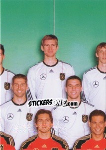 Sticker Team-Puzzle - Deutsche Nationalmannschaft 2010. Cards n. 54 - Panini