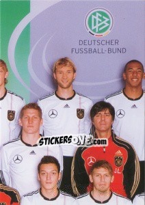 Sticker Team-Puzzle - Deutsche Nationalmannschaft 2010. Cards n. 55 - Panini