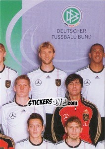 Figurina Team-Puzzle - Deutsche Nationalmannschaft 2010. Cards - Panini