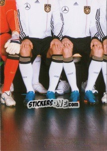 Sticker Team-Puzzle - Deutsche Nationalmannschaft 2010. Cards - Panini