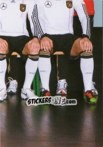 Sticker Team-Puzzle - Deutsche Nationalmannschaft 2010. Cards - Panini