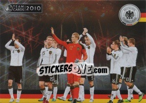 Figurina Team - Deutsche Nationalmannschaft 2010. Cards - Panini
