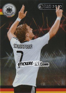 Sticker Schweinsteiger - Deutsche Nationalmannschaft 2010. Cards n. 72 - Panini