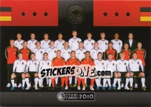 Sticker Finalrunden - Deutsche Nationalmannschaft 2010. Cards n. 74 - Panini