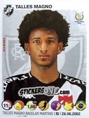 Sticker Talles Magno - Campeonato Brasileiro 2020 n. 209 - Panini