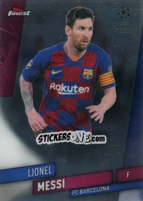 Sticker Lionel Messi - UEFA Champions League Finest 2019-2020 n. 1 - Topps