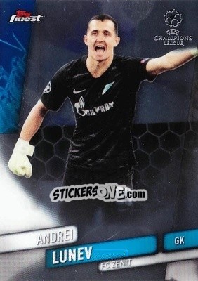Sticker Andrei Lunev - UEFA Champions League Finest 2019-2020 n. 33 - Topps