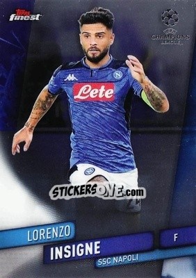 Sticker Lorenzo Insigne - UEFA Champions League Finest 2019-2020 n. 34 - Topps