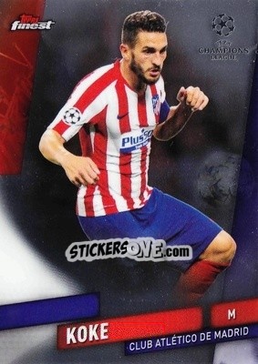 Sticker Koke - UEFA Champions League Finest 2019-2020 n. 36 - Topps