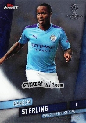 Sticker Raheem Sterling - UEFA Champions League Finest 2019-2020 n. 38 - Topps