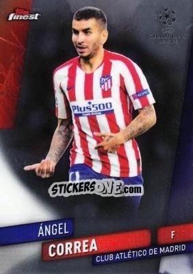 Sticker Ángel Correa - UEFA Champions League Finest 2019-2020 n. 39 - Topps