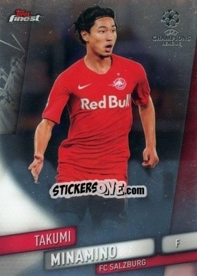 Sticker Takumi Minamino - UEFA Champions League Finest 2019-2020 n. 42 - Topps