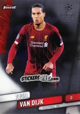 Sticker Virgil van Dijk - UEFA Champions League Finest 2019-2020 n. 45 - Topps