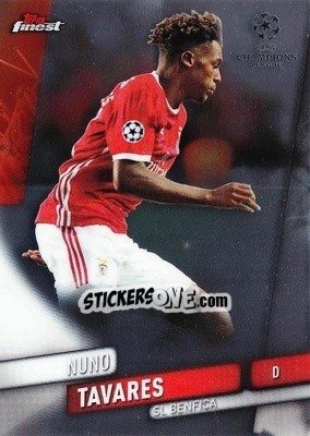 Sticker Nuno Tavares - UEFA Champions League Finest 2019-2020 n. 48 - Topps
