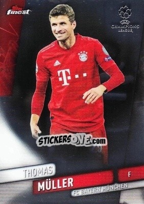 Sticker Thomas Müller - UEFA Champions League Finest 2019-2020 n. 52 - Topps