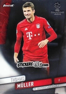 Sticker Thomas Müller - UEFA Champions League Finest 2019-2020 - Topps