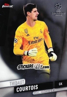Sticker Thibaut Courtois - UEFA Champions League Finest 2019-2020 n. 53 - Topps