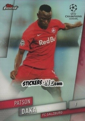 Sticker Patson Daka - UEFA Champions League Finest 2019-2020 n. 56 - Topps