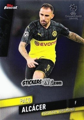 Sticker Paco Alcácer - UEFA Champions League Finest 2019-2020 n. 62 - Topps