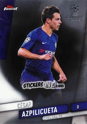 Sticker César Azpilicueta - UEFA Champions League Finest 2019-2020 n. 65 - Topps