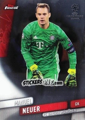 Sticker Manuel Neuer - UEFA Champions League Finest 2019-2020 n. 76 - Topps