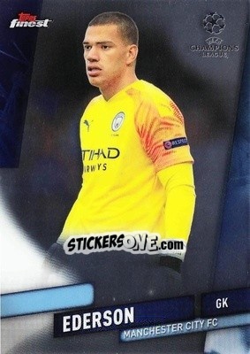 Sticker Ederson - UEFA Champions League Finest 2019-2020 n. 87 - Topps