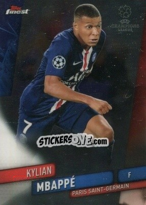 Sticker Kylian Mbappé - UEFA Champions League Finest 2019-2020 n. 89 - Topps
