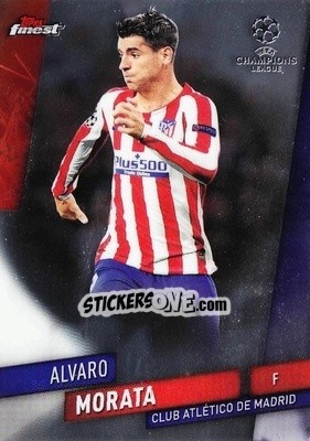 Sticker Alvaro Morata - UEFA Champions League Finest 2019-2020 - Topps