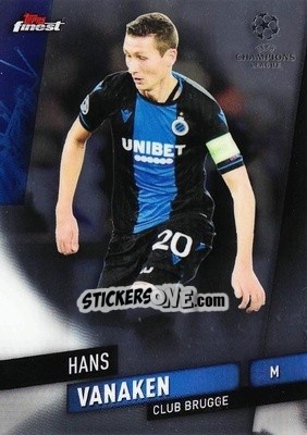 Sticker Hans Vanaken - UEFA Champions League Finest 2019-2020 n. 100 - Topps