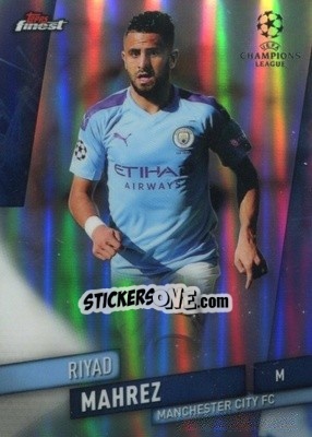 Sticker Riyad Mahrez - UEFA Champions League Finest 2019-2020 - Topps