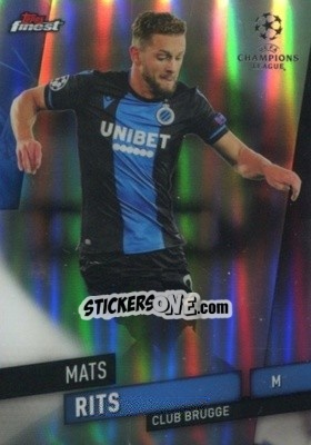 Sticker Mats Rits - UEFA Champions League Finest 2019-2020 n. 107 - Topps