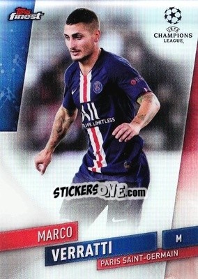 Sticker Marco Verratti - UEFA Champions League Finest 2019-2020 n. 108 - Topps