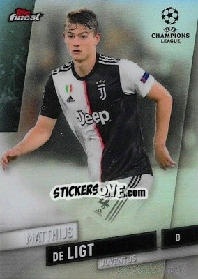 Sticker Matthijs de Ligt - UEFA Champions League Finest 2019-2020 - Topps