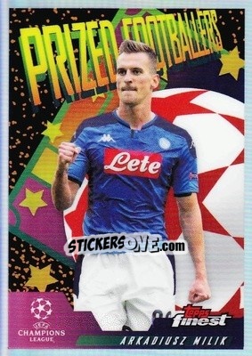 Sticker Arkadiusz Milik - UEFA Champions League Finest 2019-2020 n. PF-AM - Topps