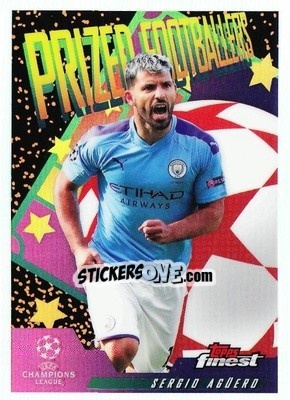 Sticker Sergio Agüero - UEFA Champions League Finest 2019-2020 n. PF-SA - Topps