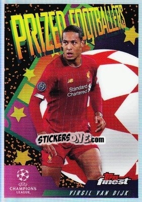 Sticker Virgil van Dijk - UEFA Champions League Finest 2019-2020 n. PF-VVD - Topps